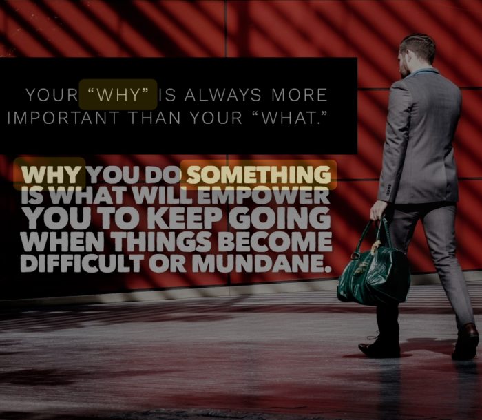 Why, What and How